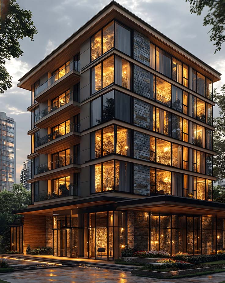 Contemporary Building Elevation Manufacturers in Pune