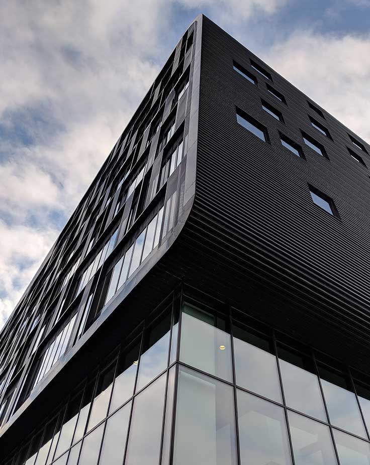 Black Mild Steel Glass Facade Manufacturers in Pune