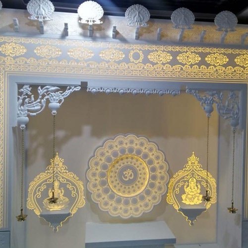 Corner Corian Mandir