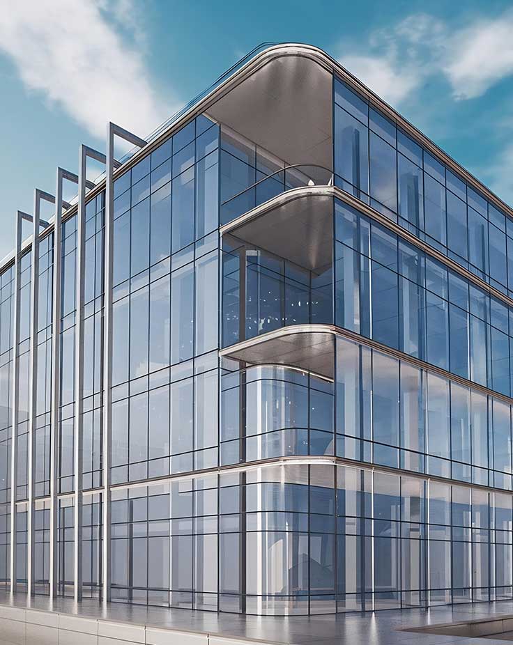 Transparent Building Glass Facades Manufacturers in Pune