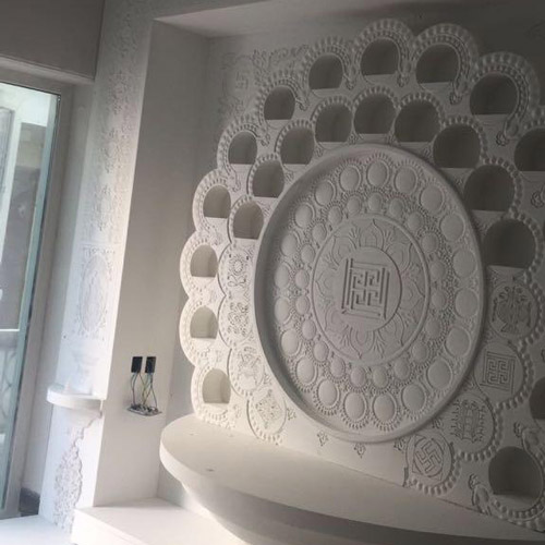Elegant White Corian Mandir Manufacturers in Pune