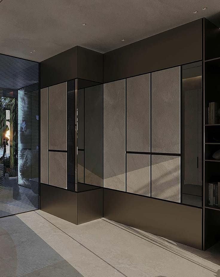 Acrylic high gloss Modular Wardrobe Manufacturers in Pune